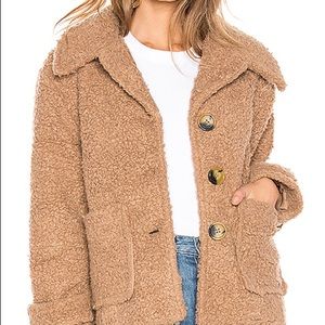 Free People never worn Peacoat